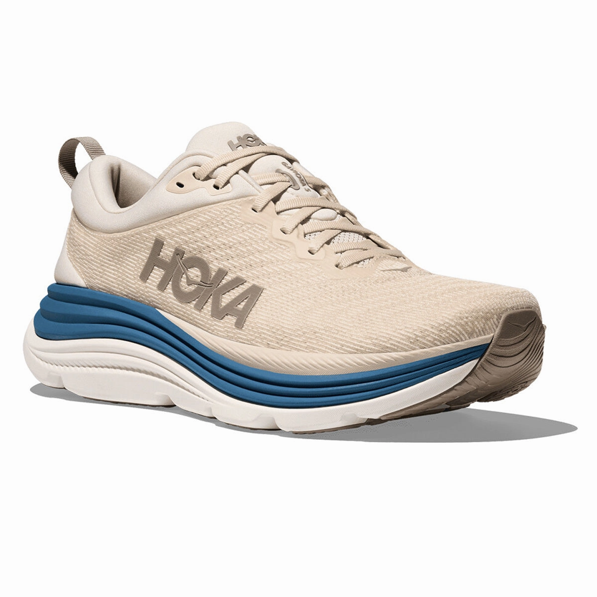 Hoka Gaviota 5 Mens | Birch/Foggy Night Shoes Suede
