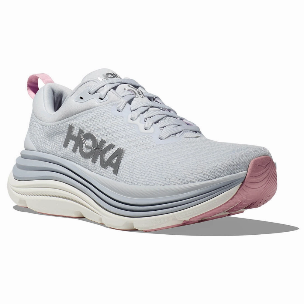 Hoka Gaviota 5 Sea Ice/Pink Twilight Running Shoe (Women's) Shoes Wall Street Journal