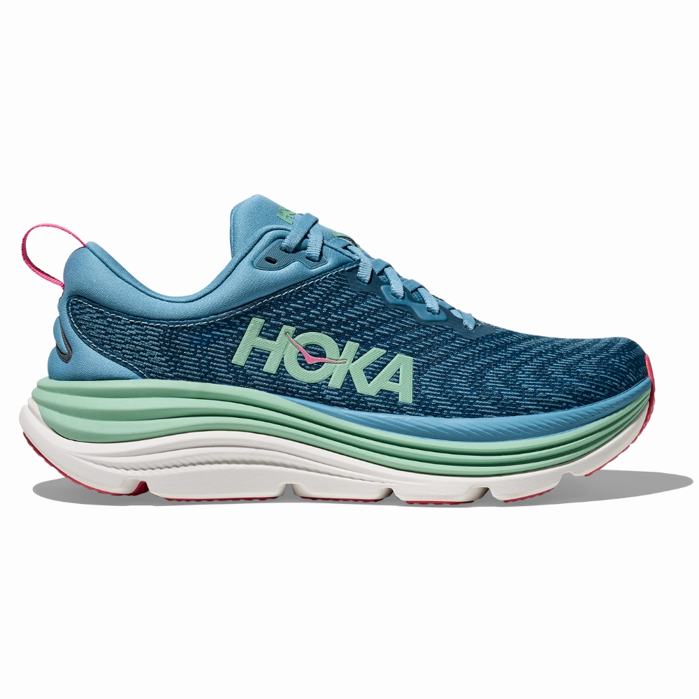 Hoka Gaviota 5 Alpine Blue/Jadeite Running Shoe (Women's) Shoes Original