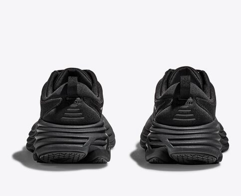 Best Running Shoes For People With Plantar Fasciitis HOKA MENS BONDI 8 - BLACK