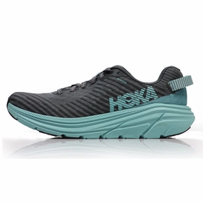 Hoka One One Rincon Women's Running Shoe - Charcoal Gray/Aqua Sky Satisfy Shoes