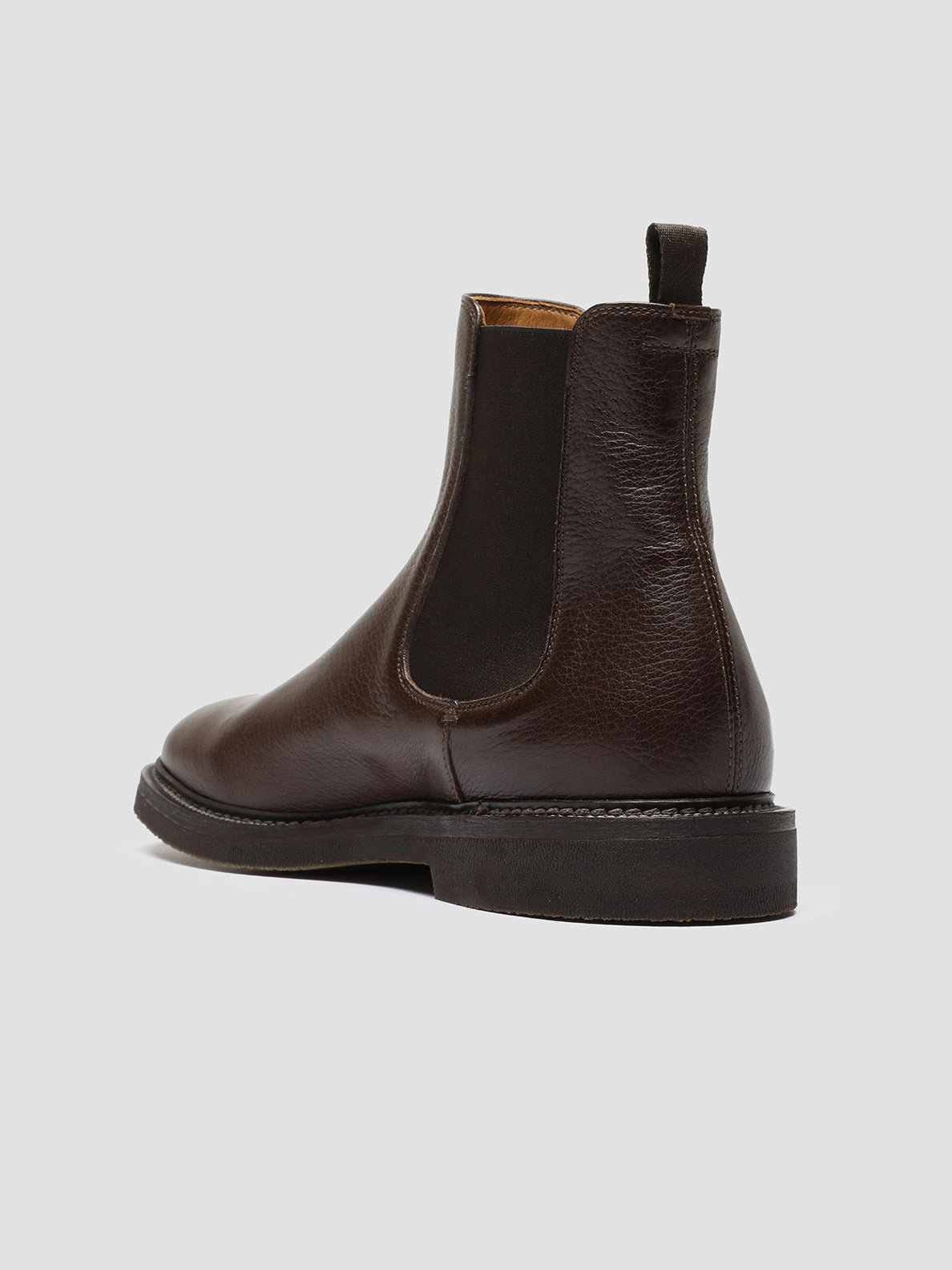 Rubberised Boots HOPKINS FLEXI 204 - Brown Leather Chelsea Boots