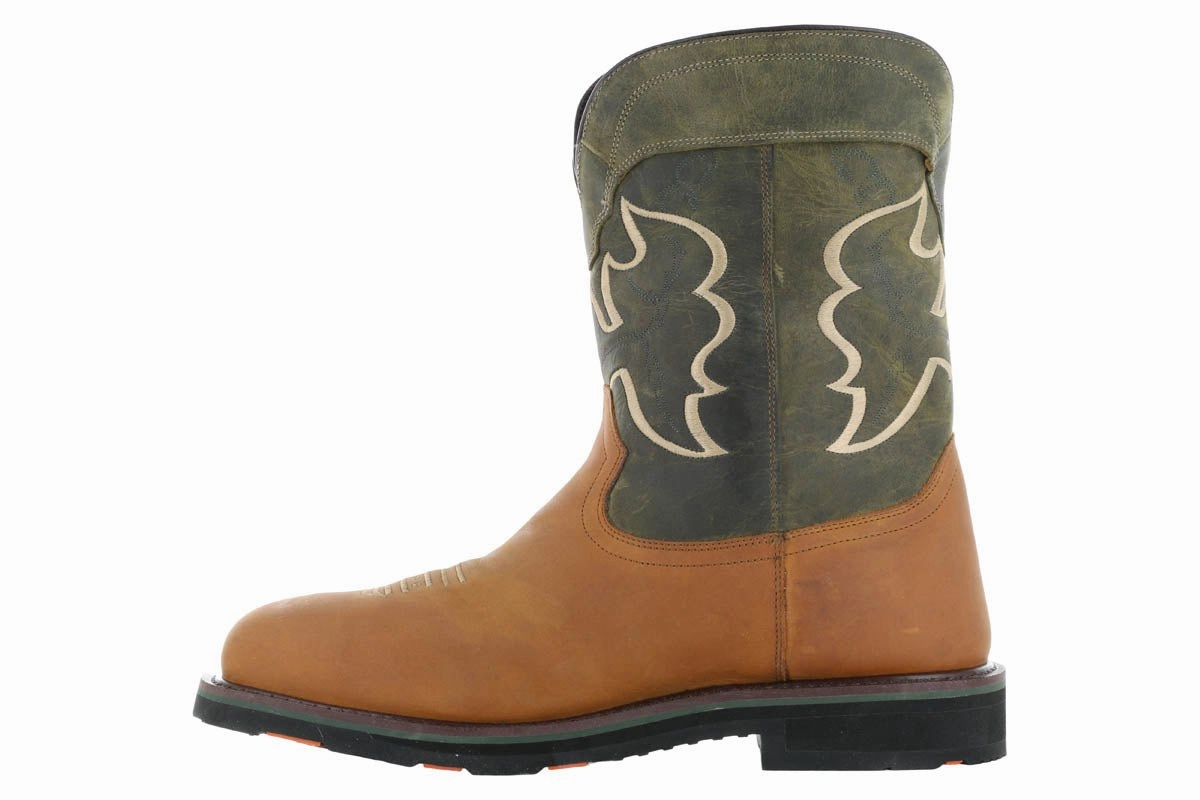 Boots And Chukkas Hoss Showdown Composite Toe Western Boot Olive