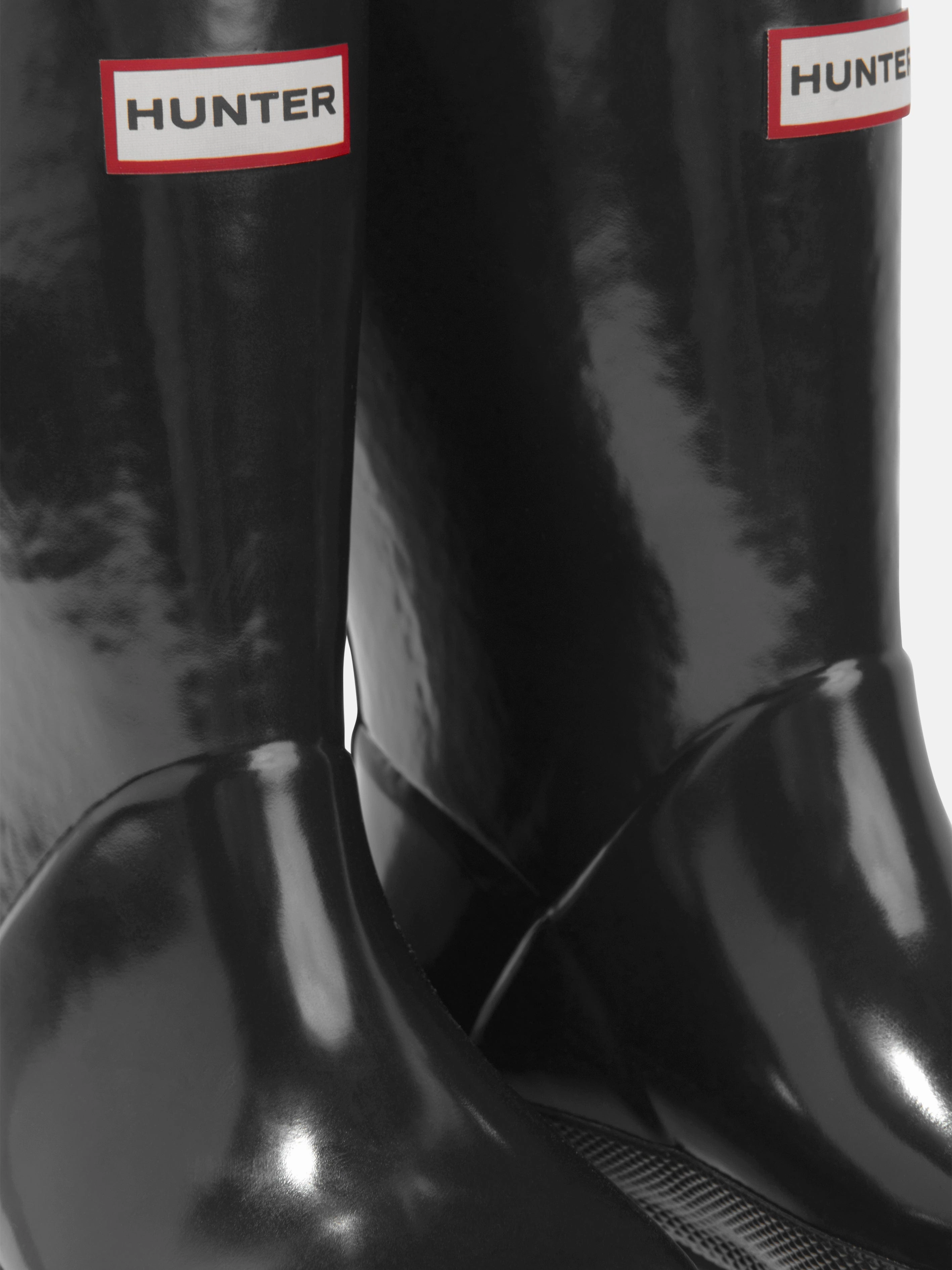 Hunter Kids Original First Classic Gloss Wellington Boots in Black Ariat Steel Toe Boots