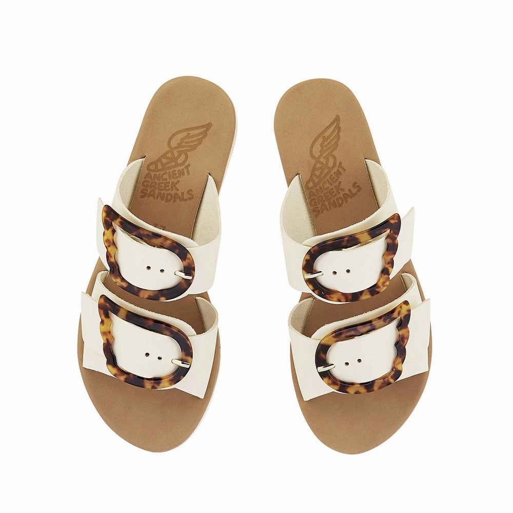 Iaso Off White/Tortoiseshell Wedge Clear Sandals