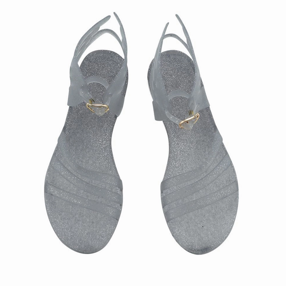 Gladiator High Heel Sandals Ikaria Clear/Silver Glitter