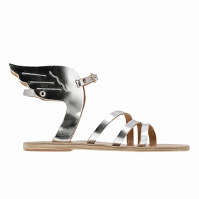 Cowboy Boot Sandals Ikaria Silver