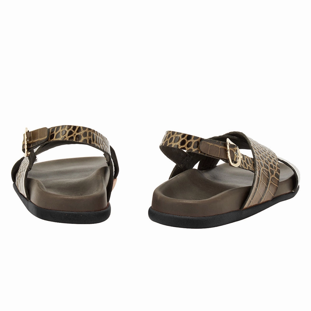 Ikesia All Khaki Barbados Sandals Royal