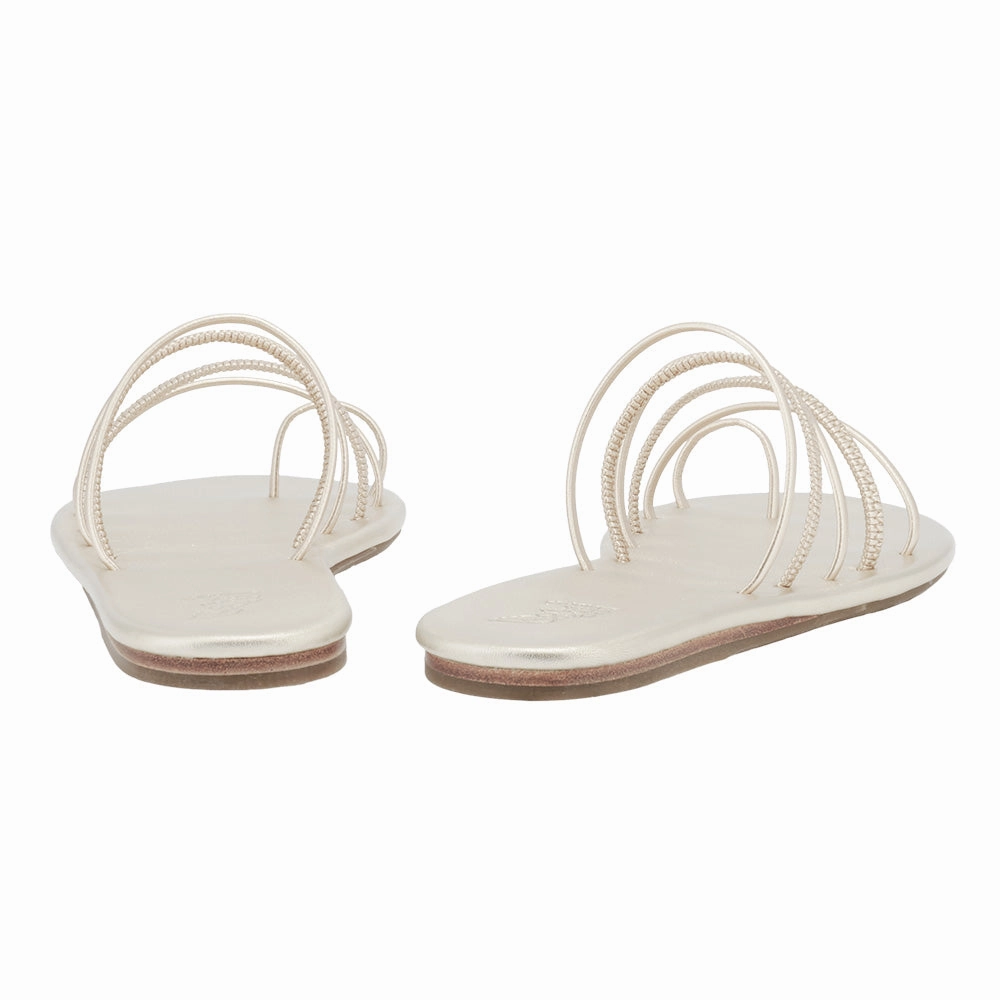 Imatio Platinum Thong Sandals Heels