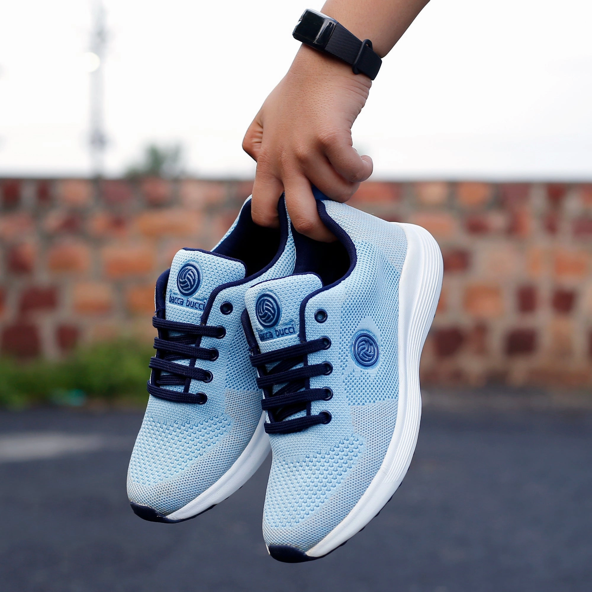 Bacca Bucci TOKYO Women Shoes | Sky Blue Casual Sneakers For Women Stability In Running Shoes