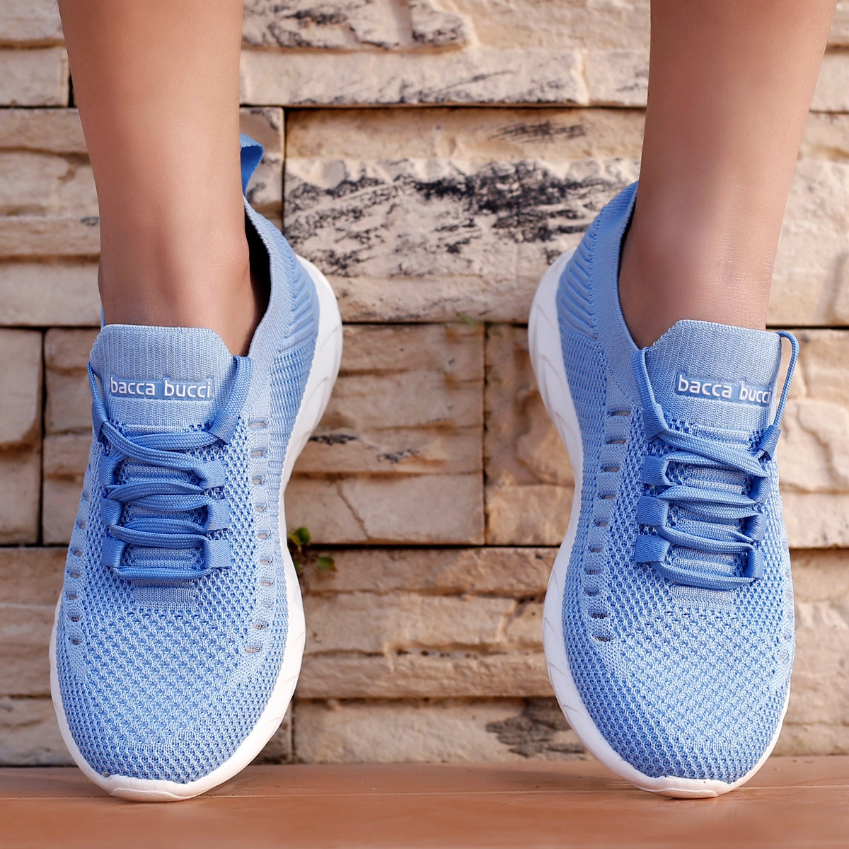 Roshe Run Shoes Bacca Bucci FISHJET Sneakers Shoes for Women | Blue Women Running & Training Shoes