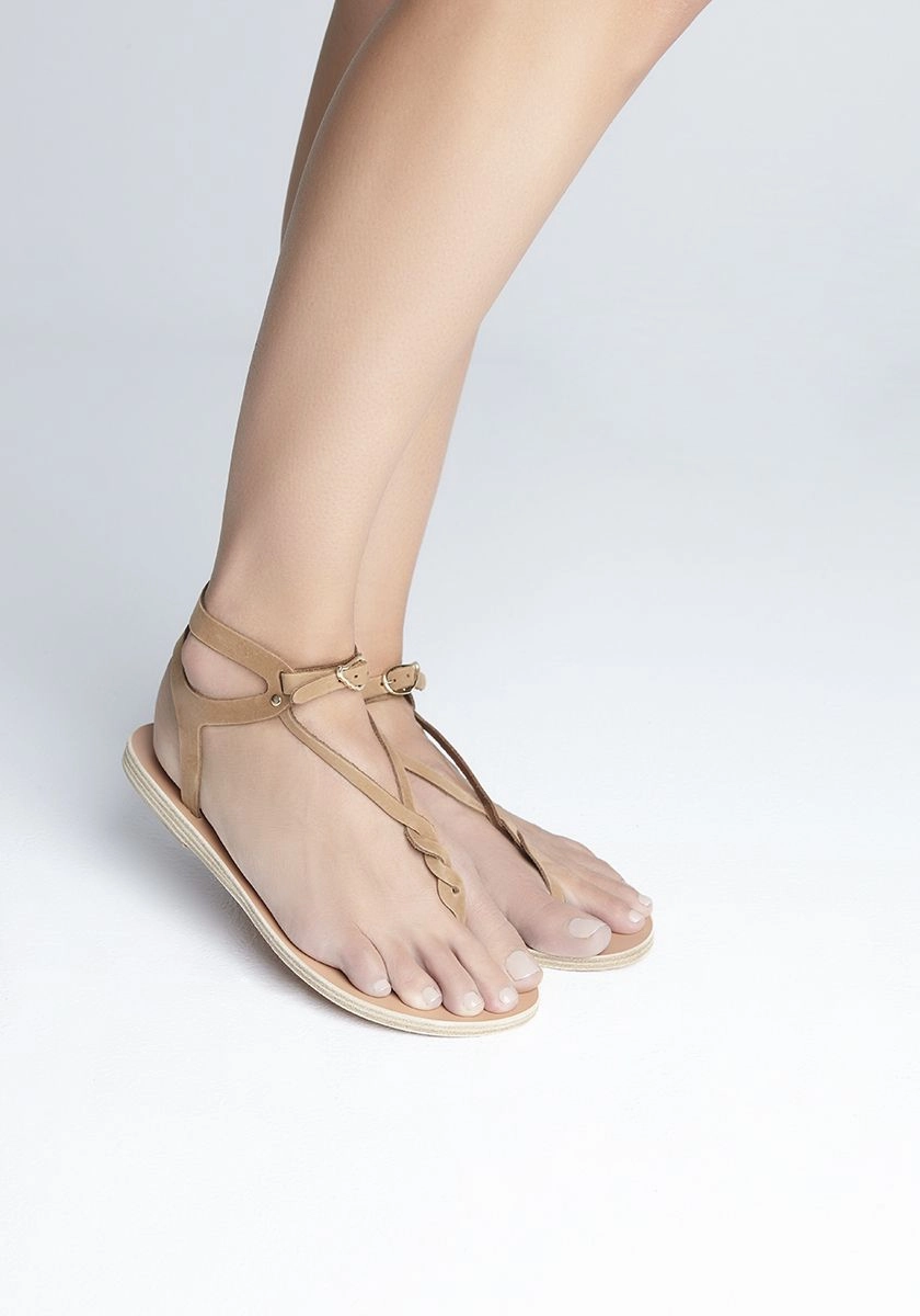 Ismene Natural Sandals Hide Bunions
