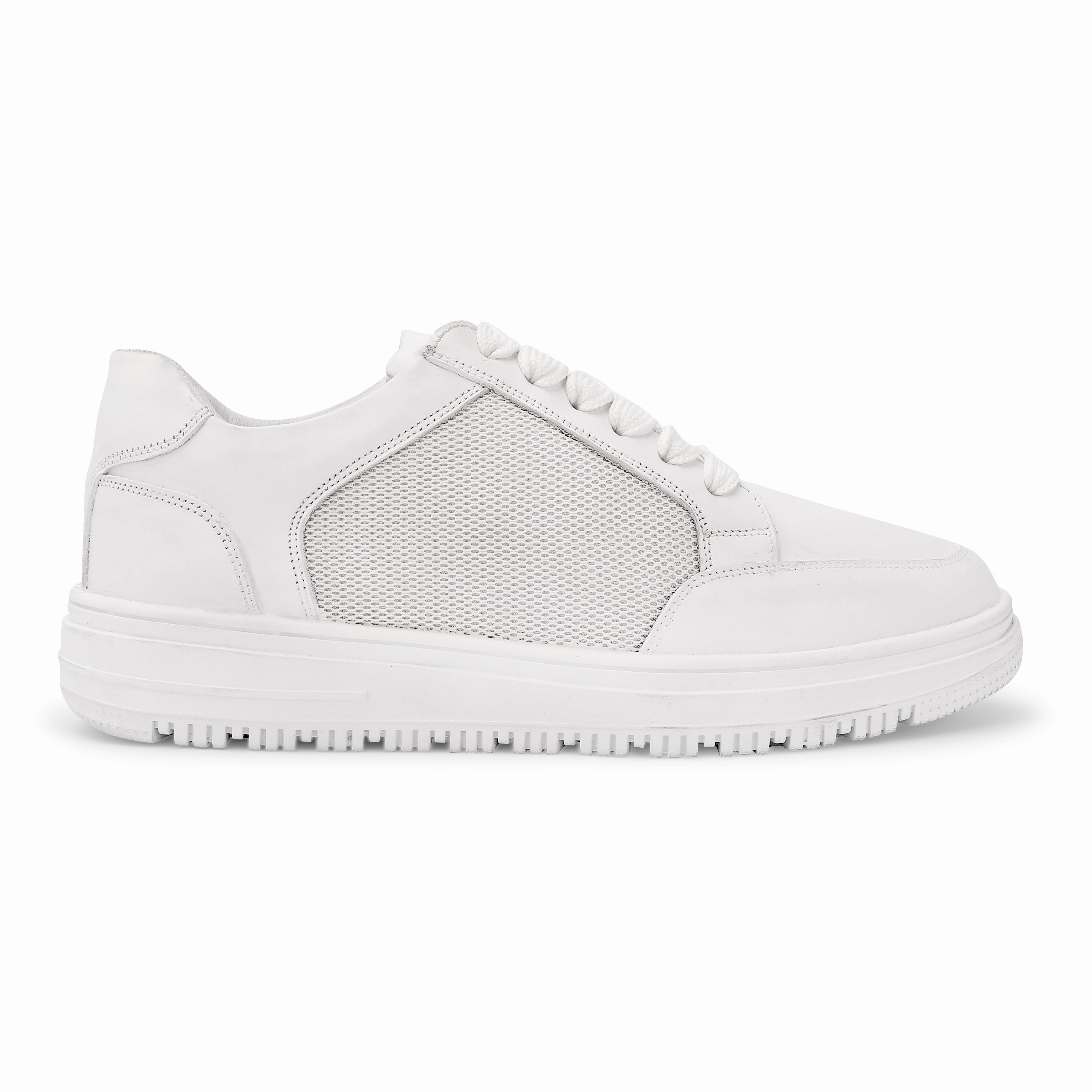 Ivory Mesh Spring Court Sneakers