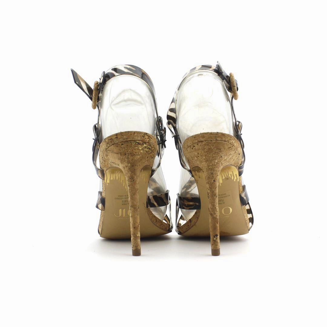 Light Brown Or Tan Suede Heeled Knee High Boots JENNIFER LOPEZ .