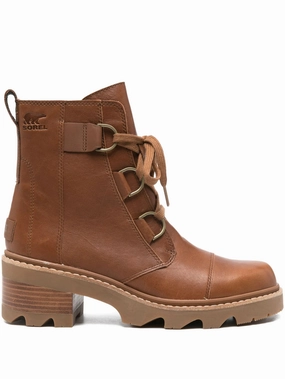 Red Lace Up Boots Joan ankle boots