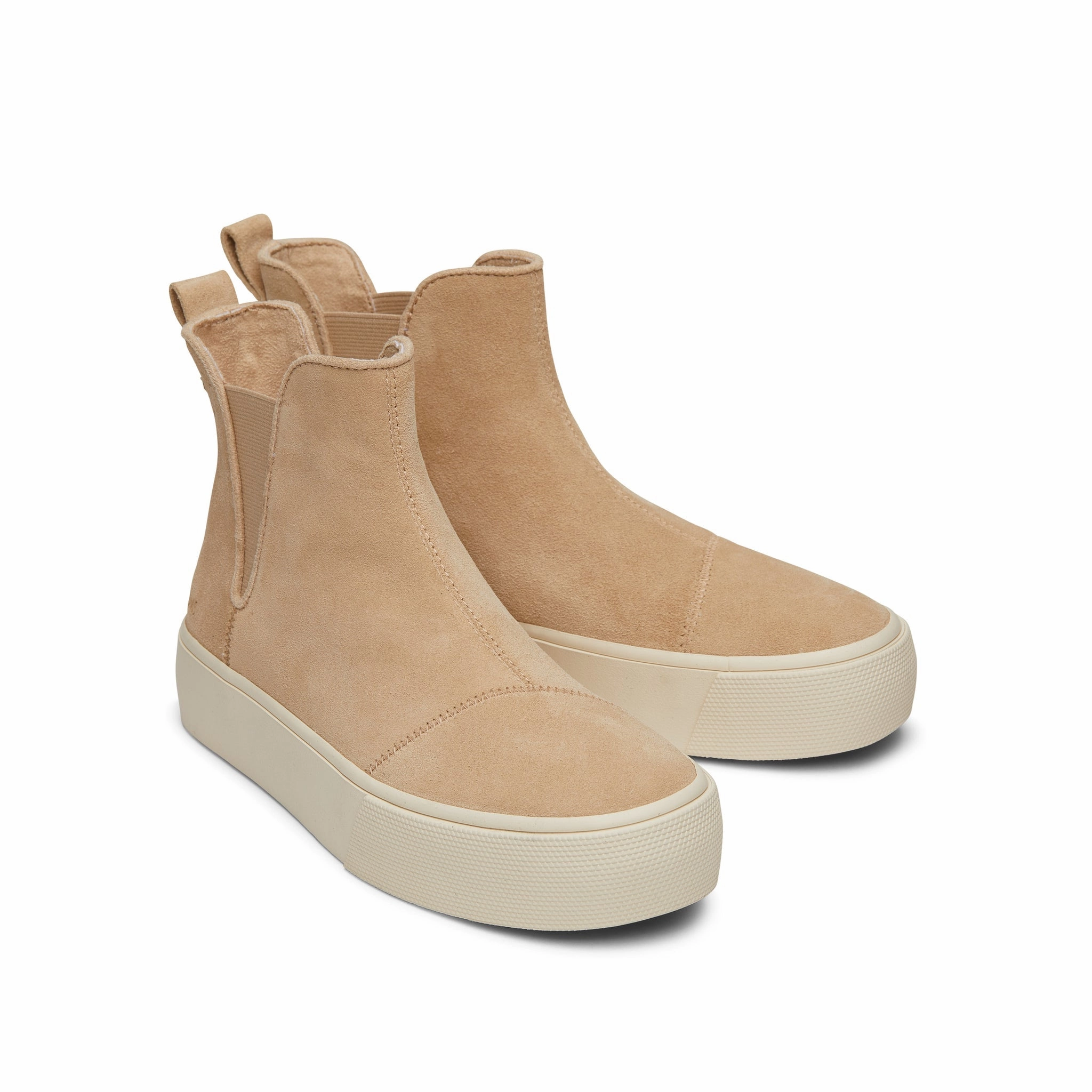 Fenix Platform Chelsea Oatmeal Suede Sneaker Michael Jordan Basketball Sneakers