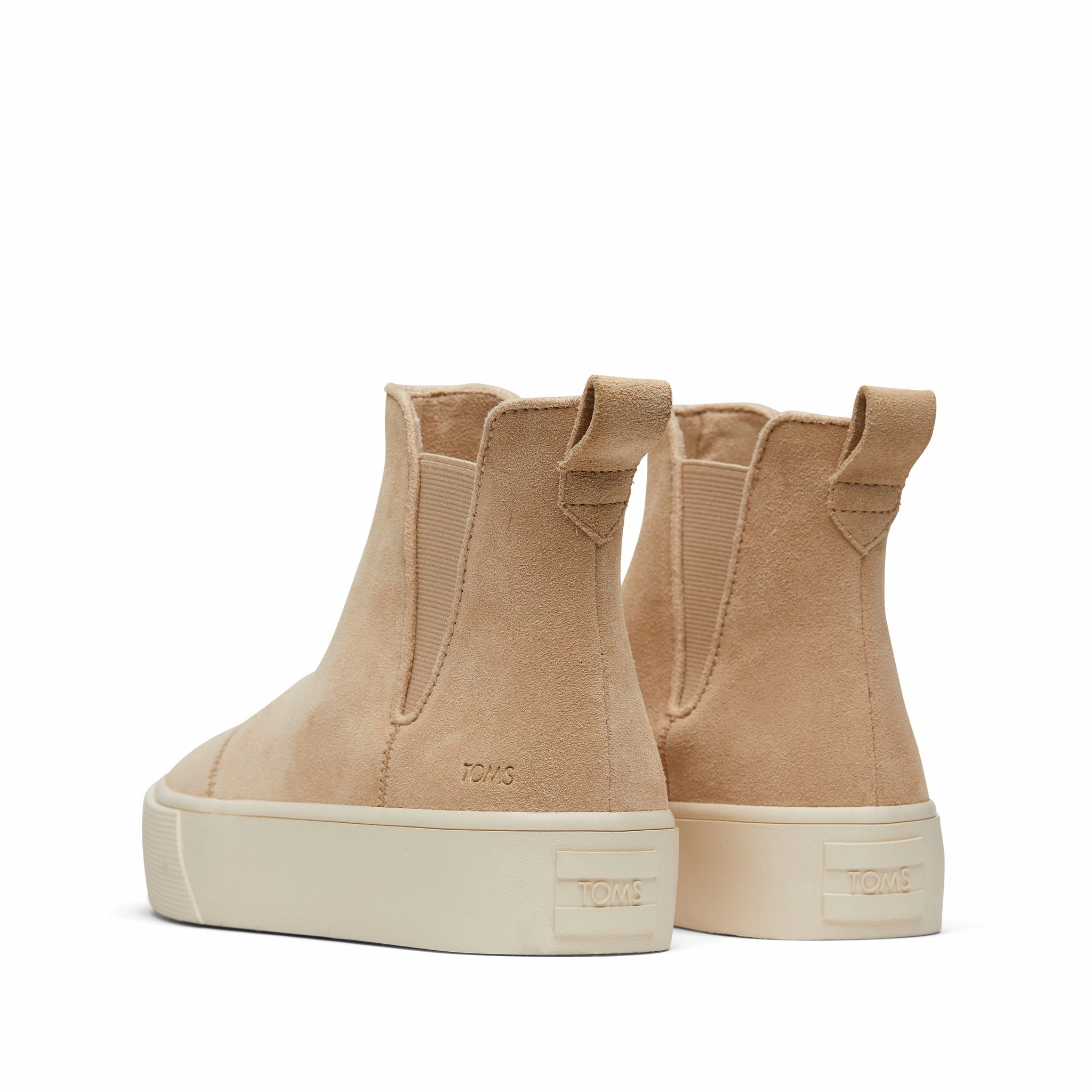 Pull Sneakers Fenix Platform Chelsea Oatmeal Suede Sneaker