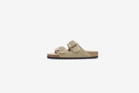 Sandals For Sweaty Feet Birkenstock "Arizona Shearling" - Taupe