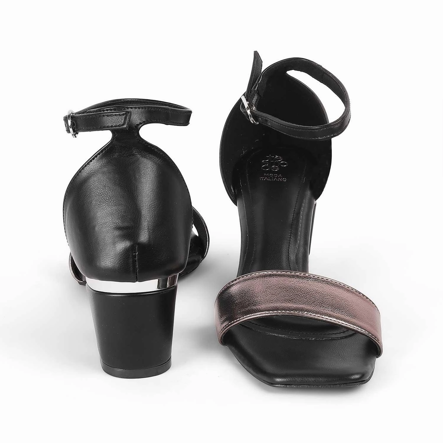 Calia Sandals Tresmode Iglam Pewter Women's Dress Block Heel Sandals