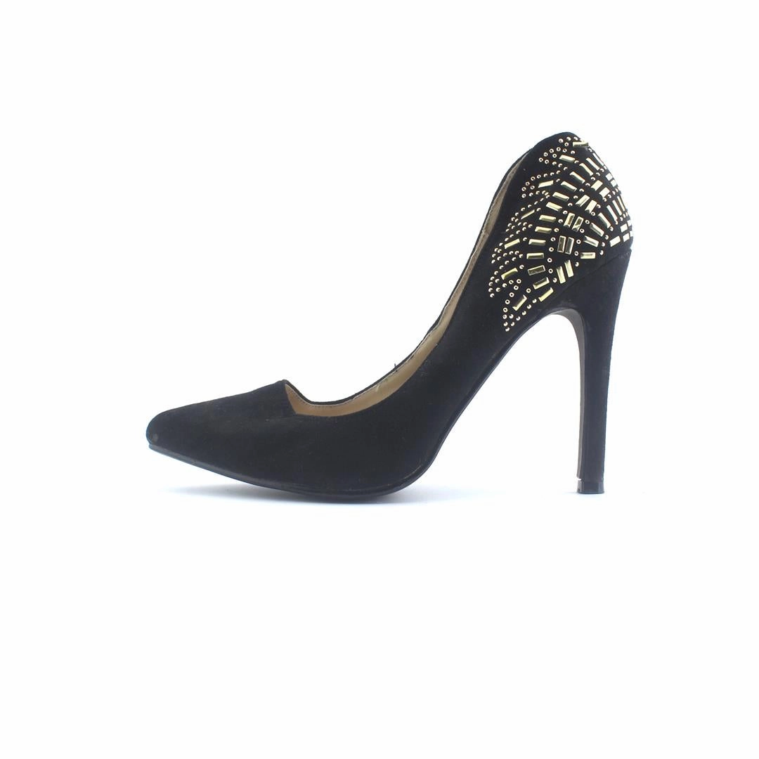 Black Thigh High Boots Without Heel JUMEX .