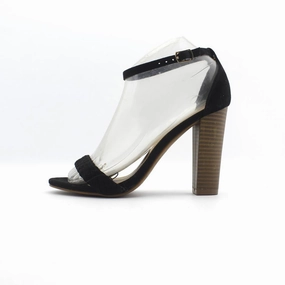 JUSTFAB QUINNIE Wooden Platform High Heels