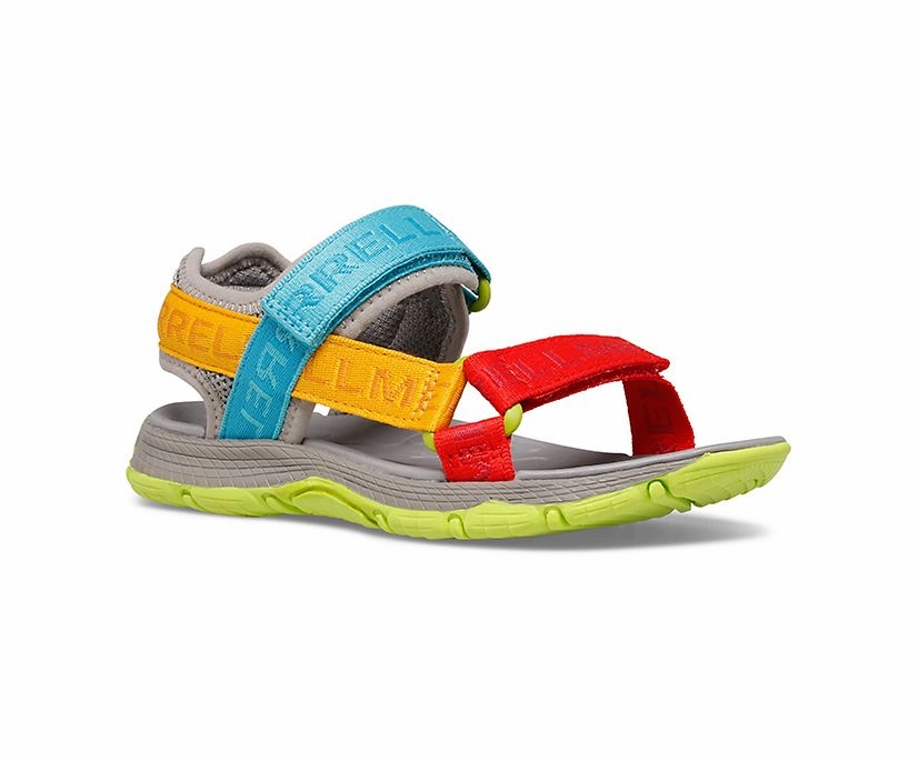 Suede Sandals Kahuna Web Grey Logo Multi 11c-5y