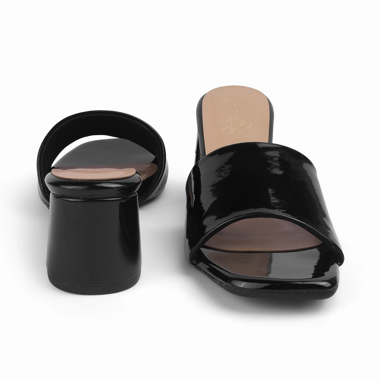 Sandals Dunns River Jamaica Tresmode Bariz TMM-4 Black Women's Casual Block Heel Sandals