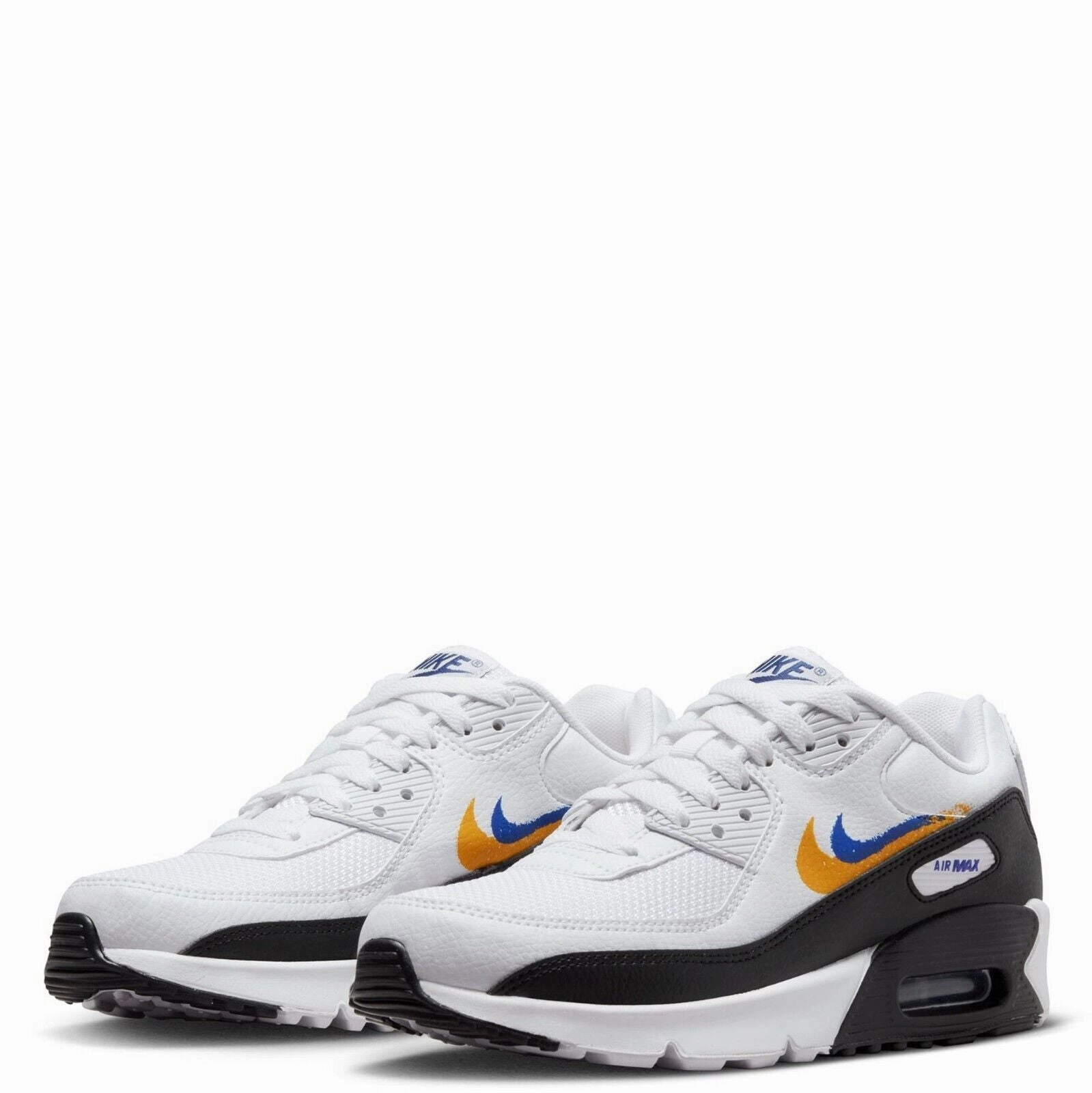 Nike Air Max 90 GS NN FJ4592-100 Sneakers Big Kids White Lifestyle Shoes FD359 Ash Platform Sneakers