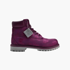 Steel Toed Combat Boots Kid's Premium Floral 6-Inch Waterproof Boot Grade School