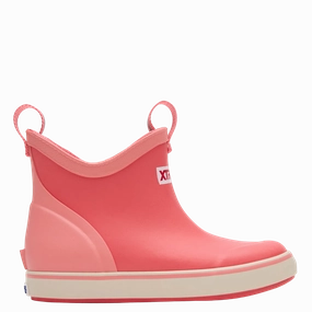 Kids' Ankle Deck Boot Leather Military Boots