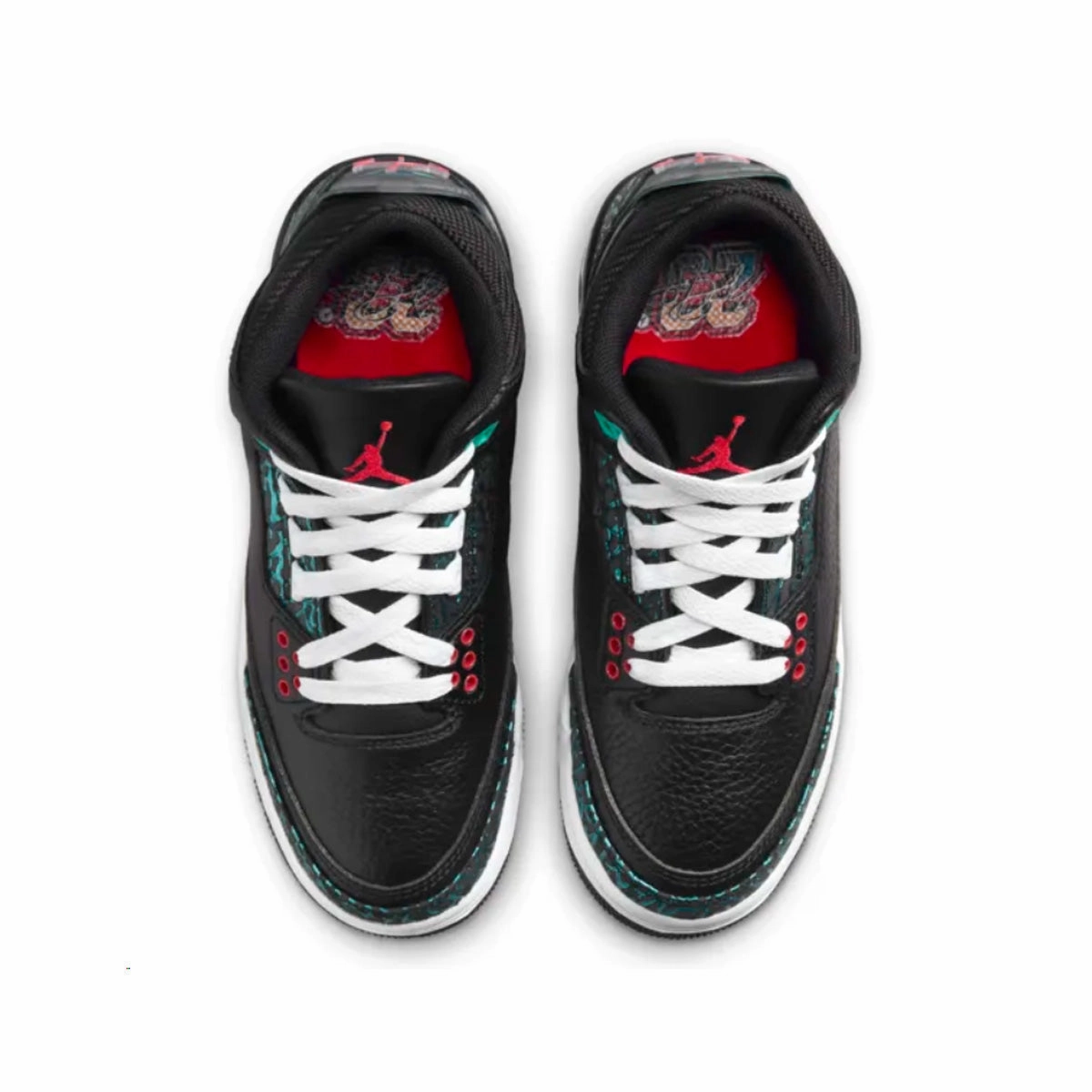 Kids Air Jordan 3 Retro 'Moto' Paint For Leather Sneakers