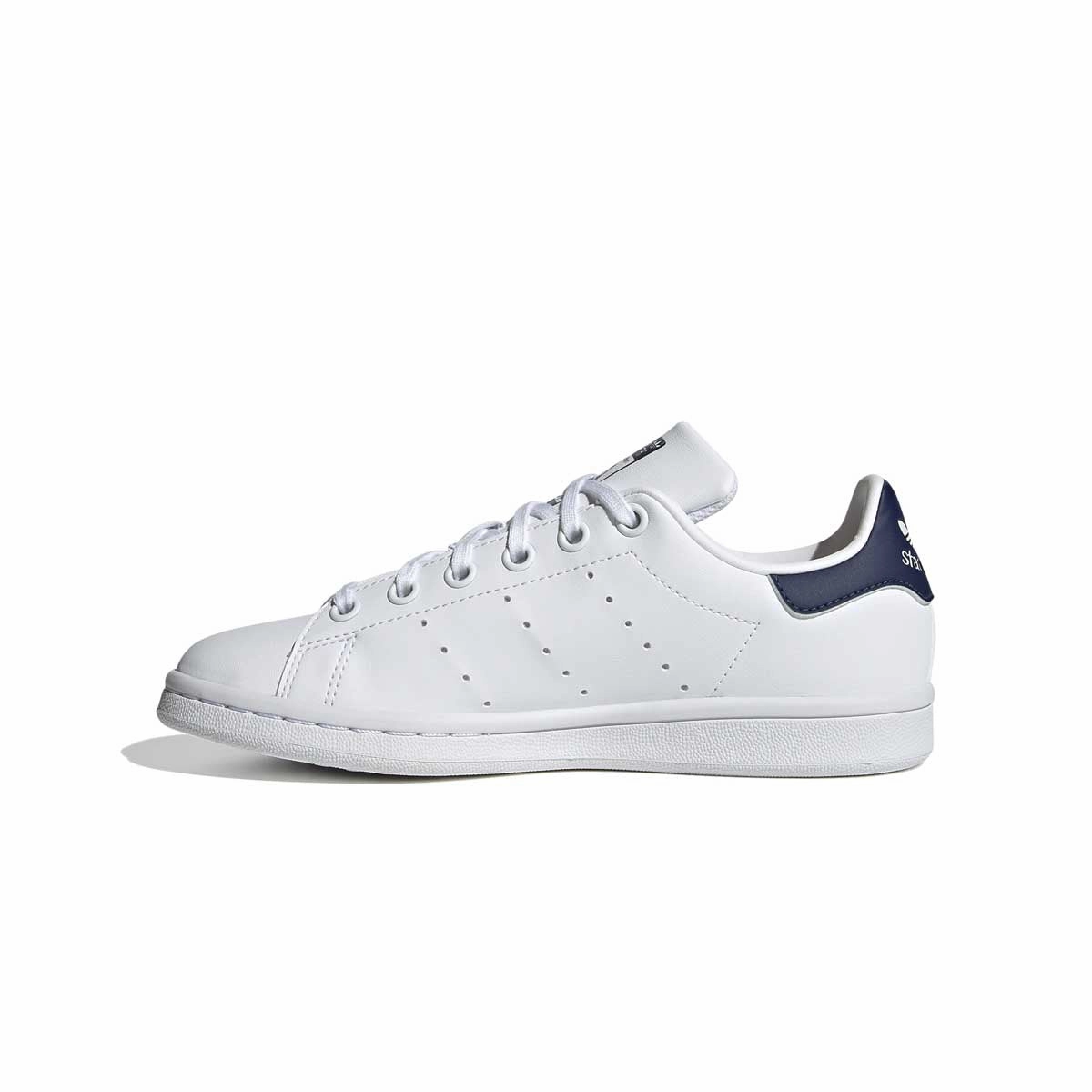 Kids Stan Smith 'White Dark Blue' Adidas Los Angeles Lakers Shoes