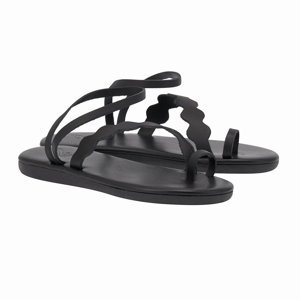 Koralia Black Golf Sandals
