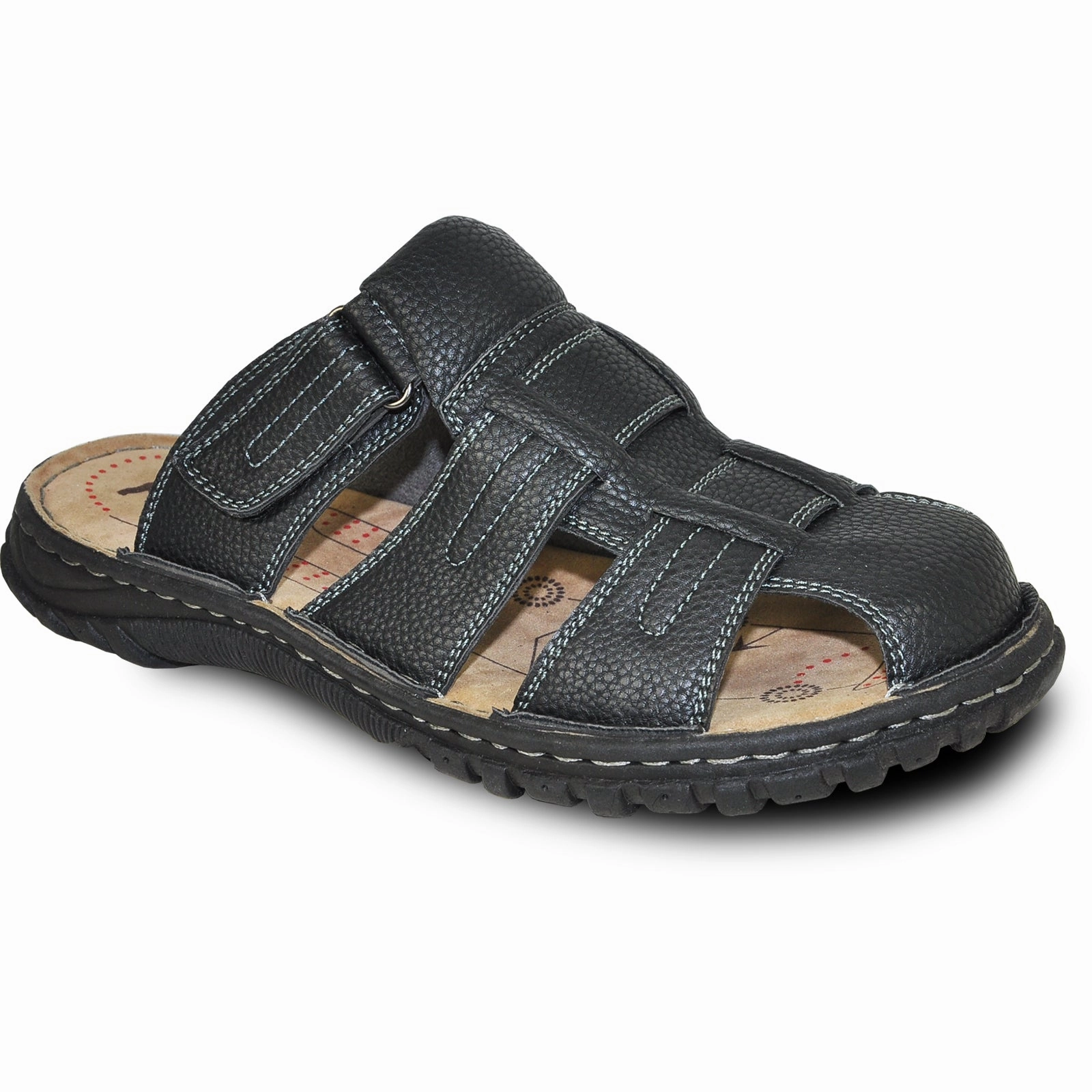Best Sandals For With Plantar Fasciitis KOZI Men Sandal LOCUS-83 Black