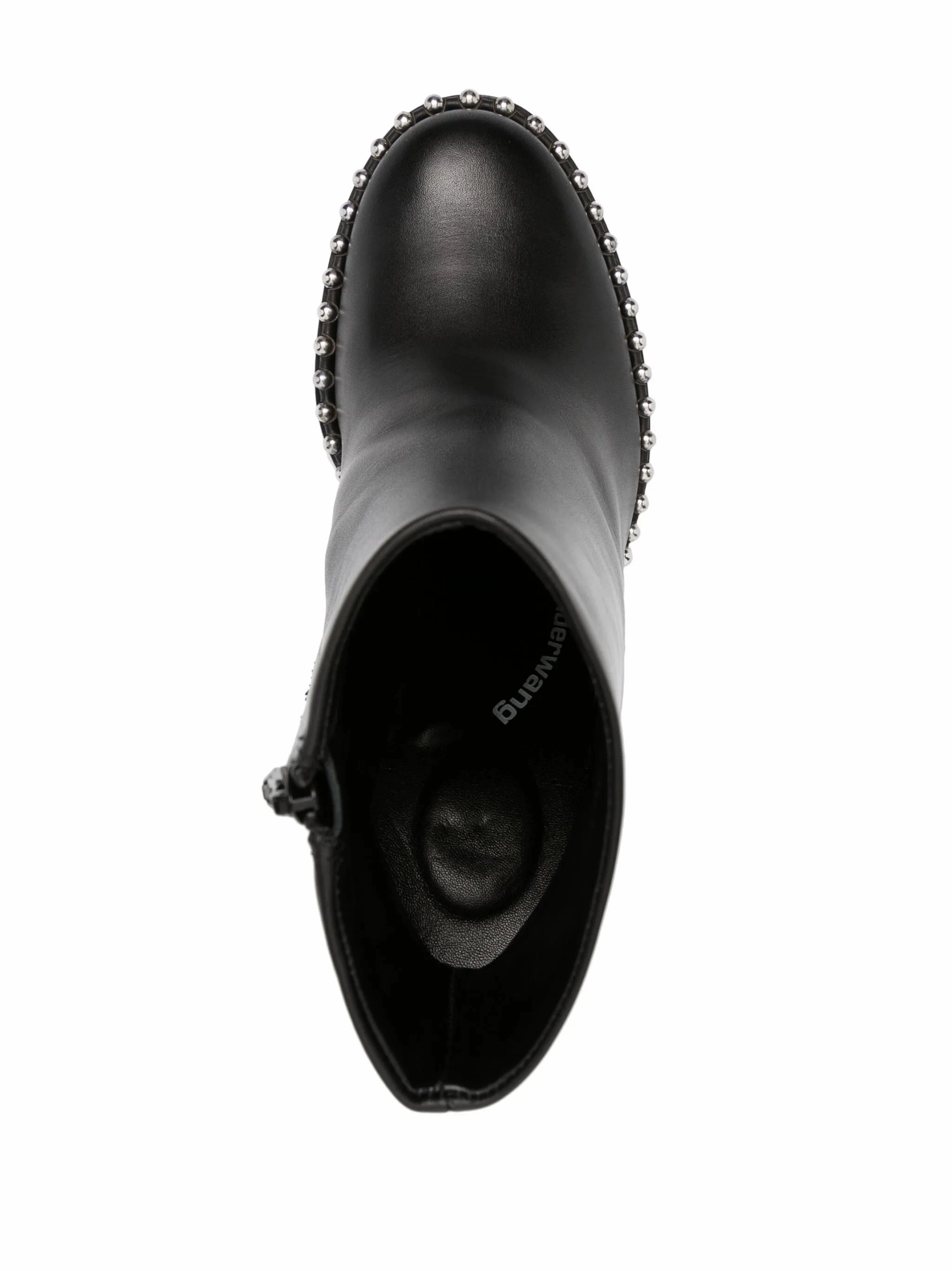 110mm stud-embellished leather ankle boots Best Safety Boots