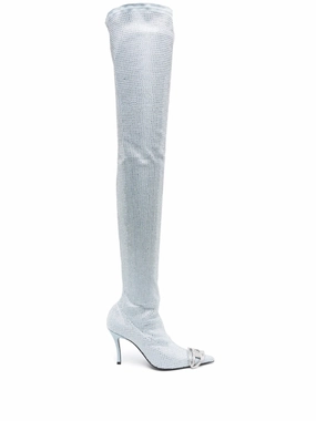 Mou Boots D-Venus Tbt 90mm rhinestone-embellished boots