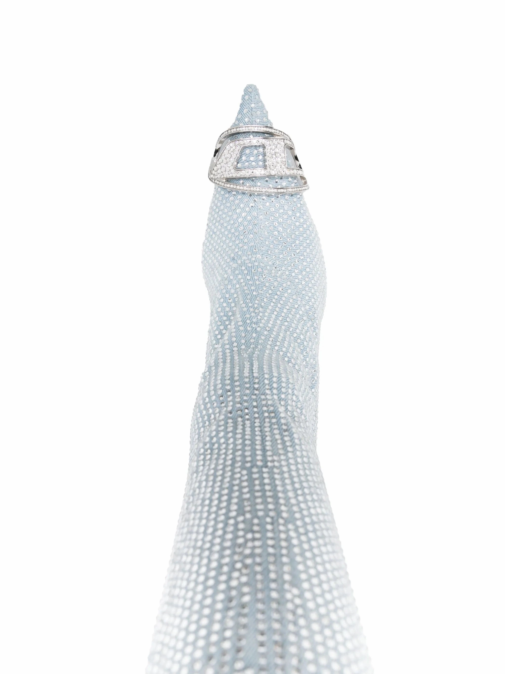 Cutter Toe Boots D-Venus Tbt 90mm rhinestone-embellished boots