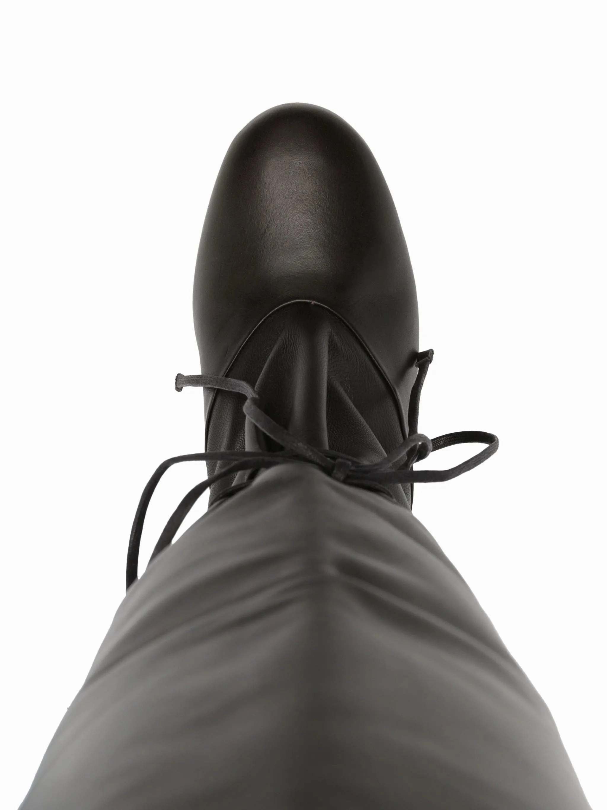 Vtg Boots 80mm leather knee-high boots