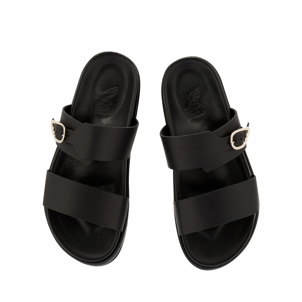 Leather Sandals Platform Latria 2Flatform Black
