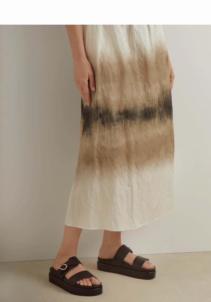 Latria 2Flatform Natural Pehr Sandals