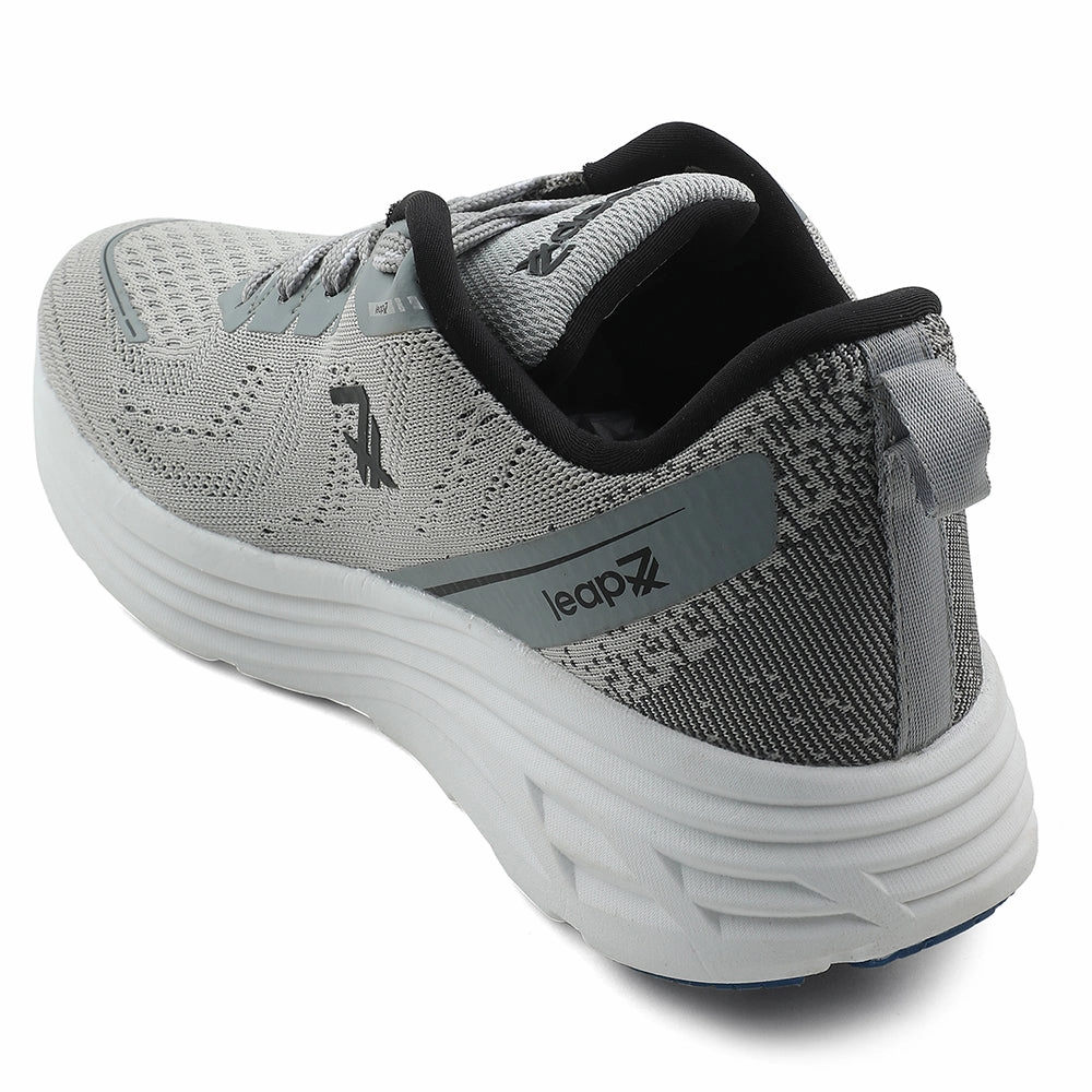 Run And Walk Shoes Leap7x Light Grey Sports Running Shoes For Men GHD-41 By Liberty