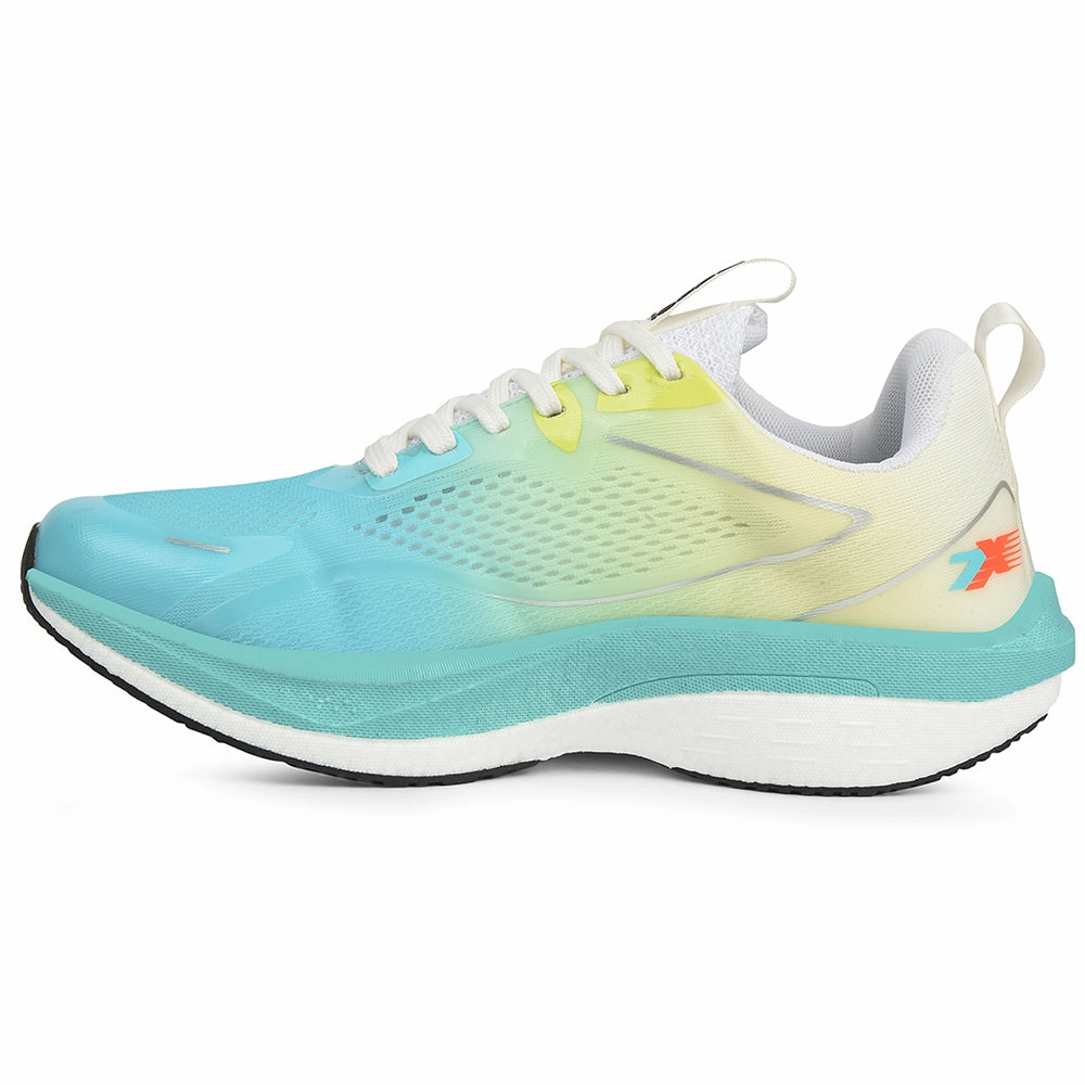 Athletic Spikes Running Shoes Leap7x Sea Green Sports Lacing Running Shoes For Men XLM-06 By Liberty