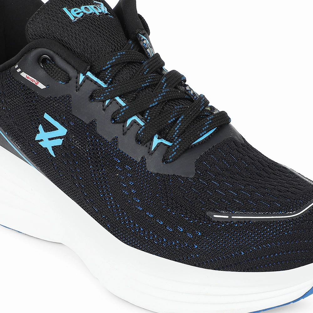 Leap7x Teal Blue Sports Running Shoes For Men GHD-41 By Liberty Good Support Running Shoes
