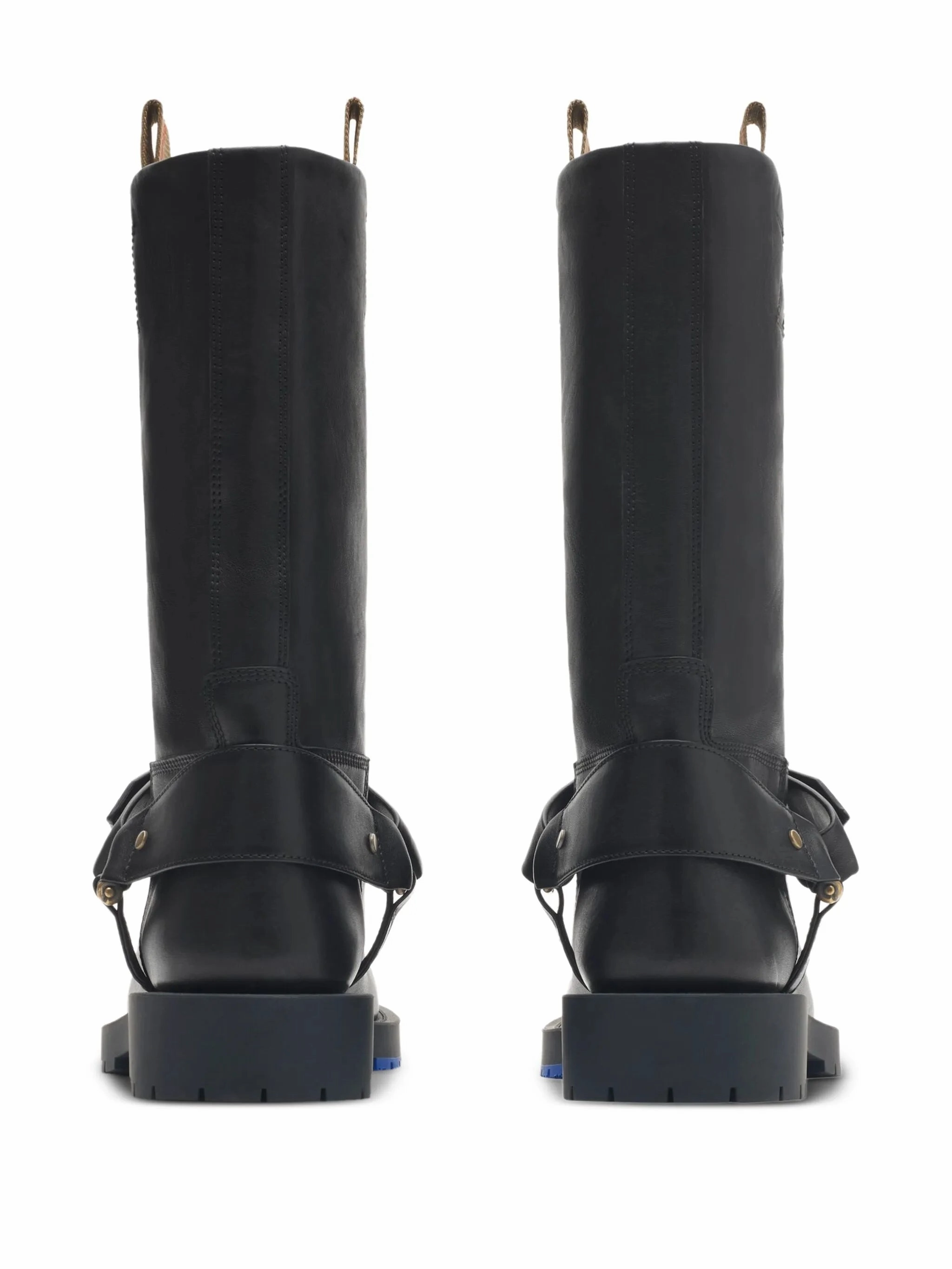 Black Knee High Boots leather boots