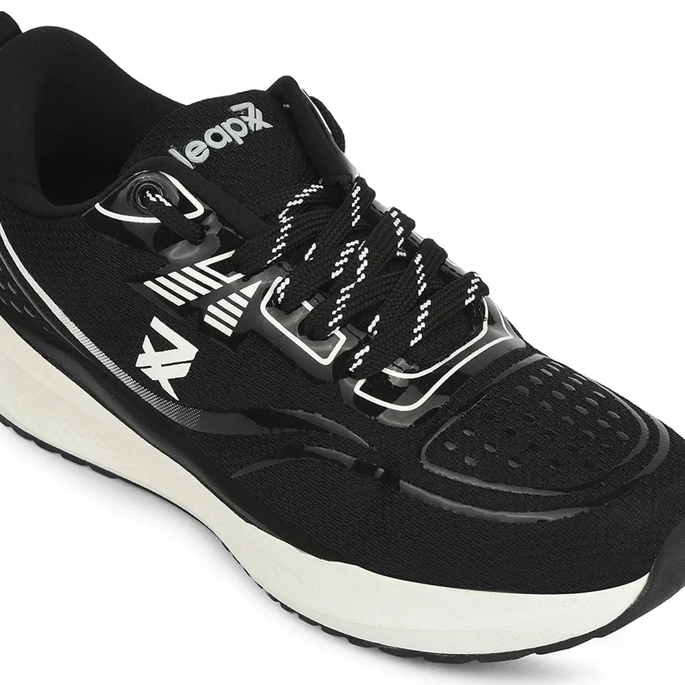 Running Shoes On Jeans Leap7x Black Sports Lacing Running Shoes For Men GHD-29 By Liberty