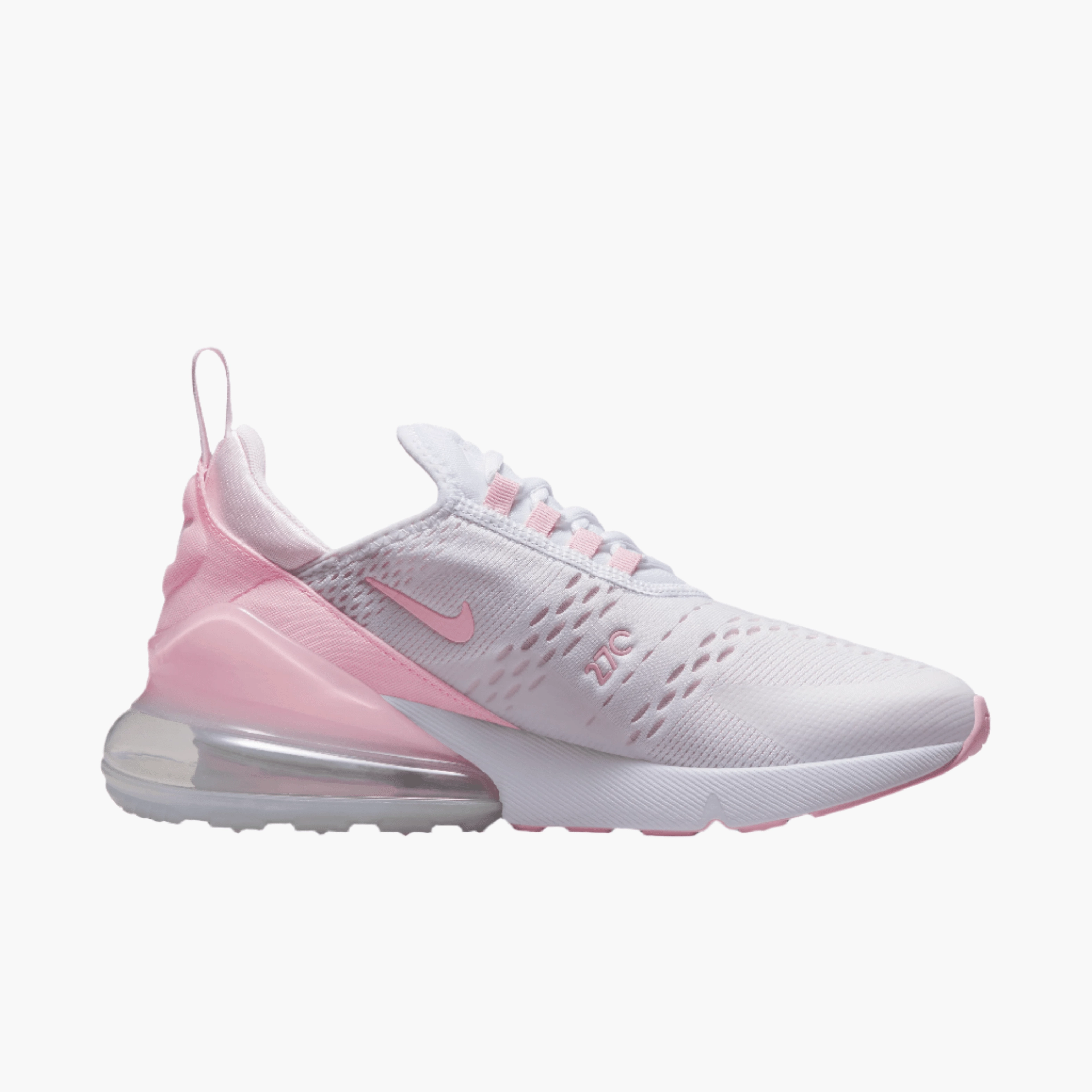 University Of Tennessee Shoes Nike Women's Air Max 270 "White Soft Pink"