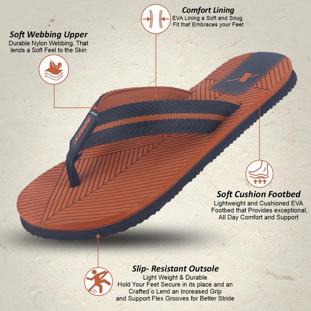 Flip Flops for Men SFG 640 Sandals Bermuda