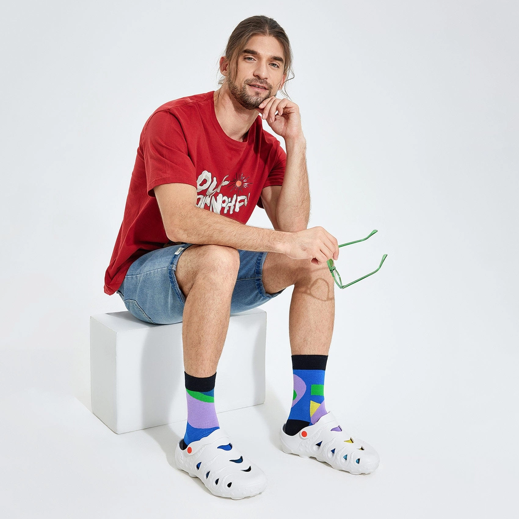 Bright-Moon White Octopus I Men Sandals South Coast Reviews