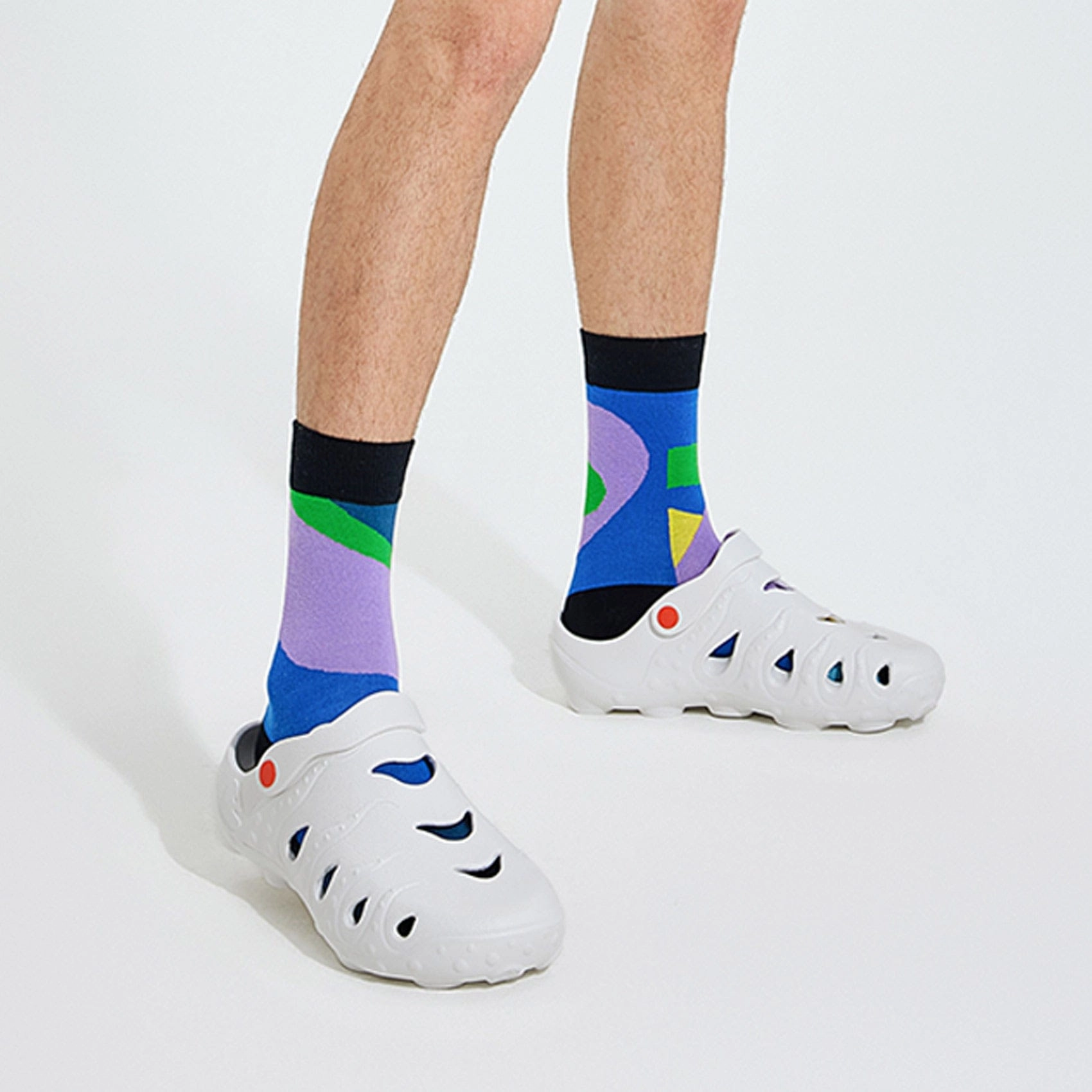 Bright-Moon White Octopus I Men Sandals Bungalows