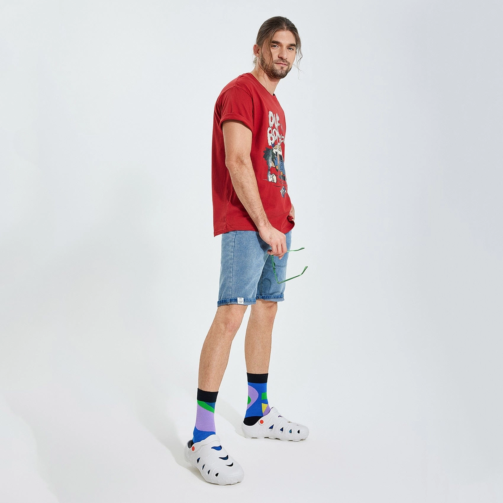 Platform Heeled Sandals Bright-Moon White Octopus I Men